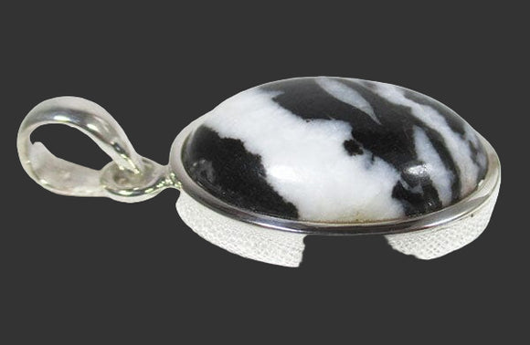 Zebra Jasper Oval Pendant | Crystal Jewellery | Crystal Pendants